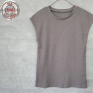 アルマデザイン テレコリブ クルーネック フレンチスリーブ Tシャツ サイズL(Tシャツ(半袖/袖なし))