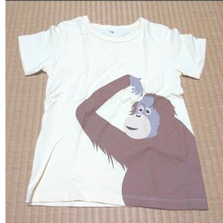 MUJI 無印良品 動物柄Tシャツ 120サイズ(Tシャツ/カットソー)