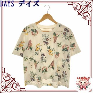 ベルメゾン(ベルメゾン)のDAYS デイズ トップス Tシャツ 花柄 おしゃれ 半袖 レディース ホワイト(Tシャツ(半袖/袖なし))