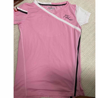 卓球　レディース　ティバー　シャツ　ユニフォームSサイズ(Tシャツ(半袖/袖なし))
