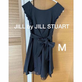 JILL by JILL STUART  ウエストリボンワンピース　ブラック　Ｍ