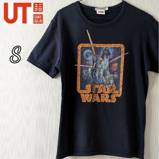 ユニクロ(UNIQLO)のユニクロ　UT　スター・ウォーズ　エピソード4　ロゴ　半袖Tシャツ　ネイビー(Tシャツ/カットソー(半袖/袖なし))