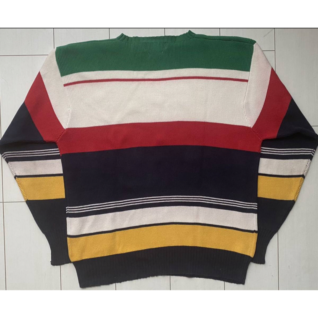 POLO RALPH LAUREN(ポロラルフローレン)の希少 90s vintage POLO ラルフローレン 1992 knit XL メンズのトップス(ニット/セーター)の商品写真