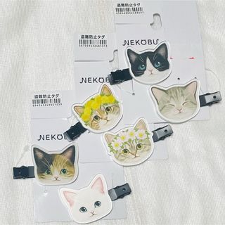 しまむら - 【新品】フェリシモ　猫部　前髪クリップ　2個組 3セット