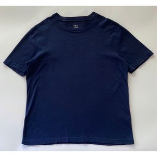 スリードッツ(three dots)のthree dots 米国製 半袖Tシャツ L ネイビー(Tシャツ/カットソー(半袖/袖なし))