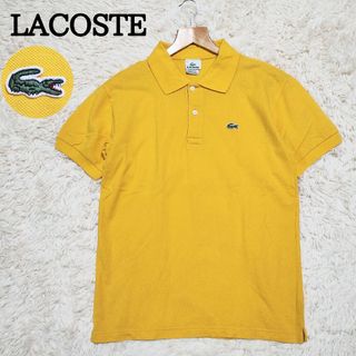 ラコステ(LACOSTE)のLACOSTE　ラコステ　ポロシャツ　イエロー　大きいサイズ　サイズ4(ポロシャツ)