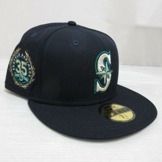 ニューエラー(NEW ERA)のニューエラ シアトル マリナーズ キャップ 帽子 59.6cm ネイビー 正規品(キャップ)