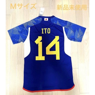 サッカー日本代表ユニフォーム #14 ITO (伊東 純也) Mサイズ