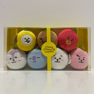 ビーティーイシビル(BT21)のBT21 chewy chewy CHIMMY もちもちミニまんまるぬいぐるみ(キャラクターグッズ)