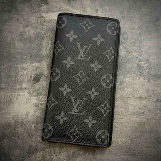 ルイヴィトン(LOUIS VUITTON)の極美品⭐️ ルイヴィトン モノグラム エクリプス ブラザ 長財布 黒 人気モデル(長財布)