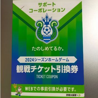 湘南ベルマーレ　観戦チケット引換券　２枚(サッカー)