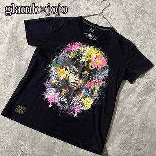 グラム(glamb)のglamb×ジョジョ ジョルノジョバーナ　Tシャツ　サイズ3(L) ブラック (Tシャツ/カットソー(半袖/袖なし))