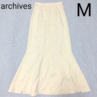 アルシーヴ(archives)のarchives マーメイドスカート ロング スカート ライトベージュ Mサイズ(ロングスカート)