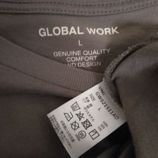 GLOBAL WORK - 美品 GLOBAL WORK 長袖カットソー Lサイズ