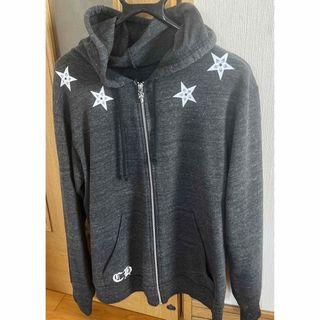 Chrome Hearts - 最安値　国内正規品クロムハーツ5Pスター柄ダガージップパーカーM薄手