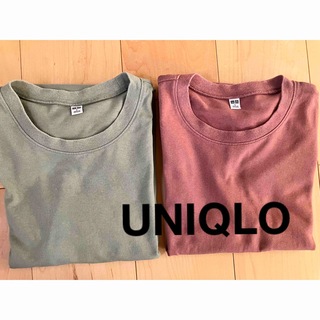 ユニクロ(UNIQLO)のコットンリラックススリット チュニック（半袖） ＊UNIQLO２点セット(Tシャツ(半袖/袖なし))