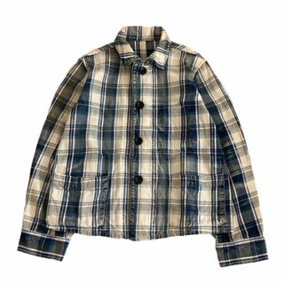 キャピタル(KAPITAL)のKAPITAL KIRO HIRATA ヴィンテージ加工 Plaid ジャケット(カバーオール)