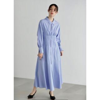 ジルスチュアート(JILLSTUART)の新品＊JILL STUARTシャツワンピ(ロングワンピース/マキシワンピース)