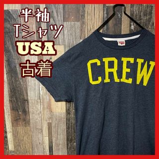 ビンテージ L プリント メンズ グレー USA古着 90s 半袖 Tシャツ(Tシャツ/カットソー(半袖/袖なし))