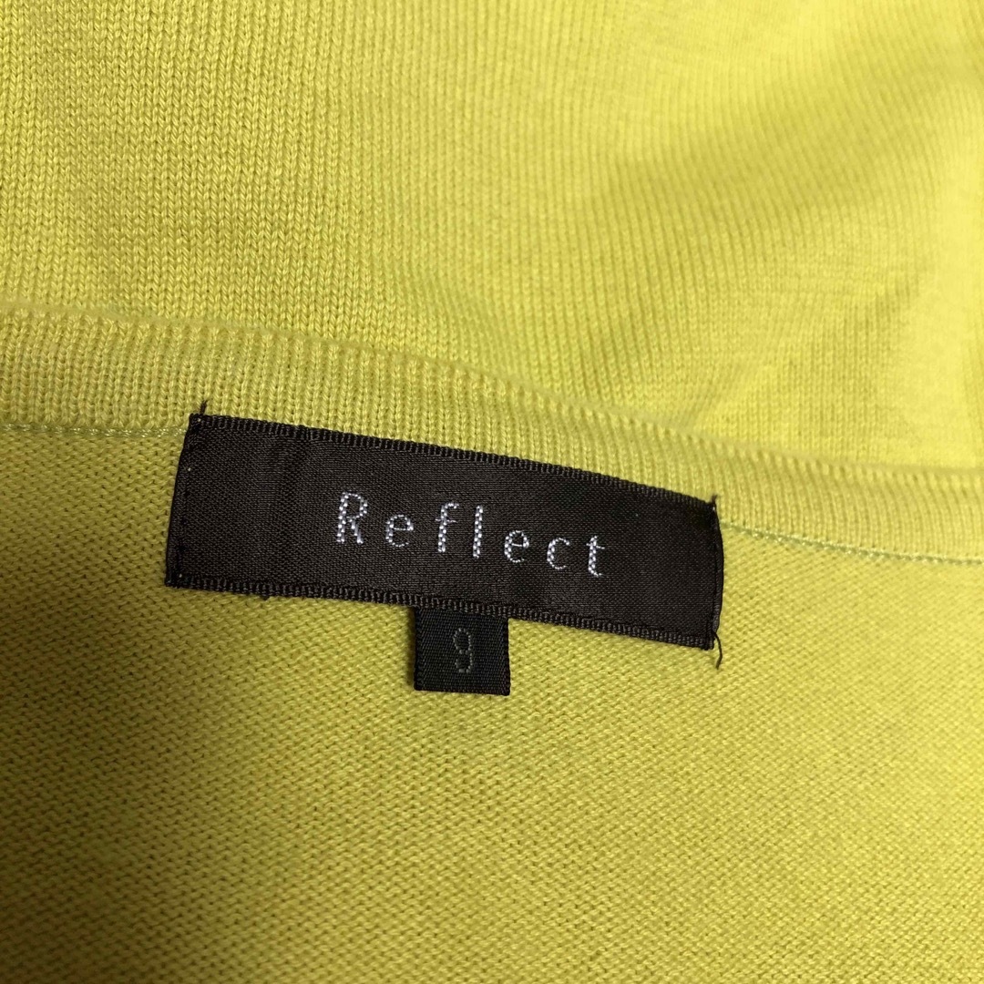 ReFLEcT(リフレクト)のリフレクト　ビタミンカラー？ニットカットソー　黄色と黄緑色の間 レディースのトップス(カットソー(長袖/七分))の商品写真