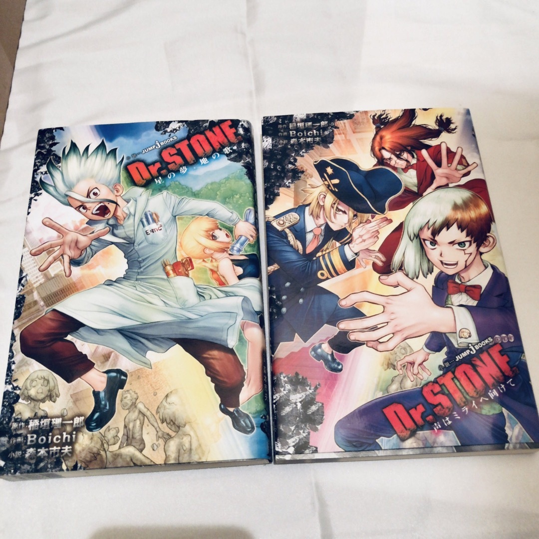 Dr STONE ドクターストーン 小説2冊 稲垣理一郎 Boichi 森本市夫 エンタメ/ホビーの本(文学/小説)の商品写真