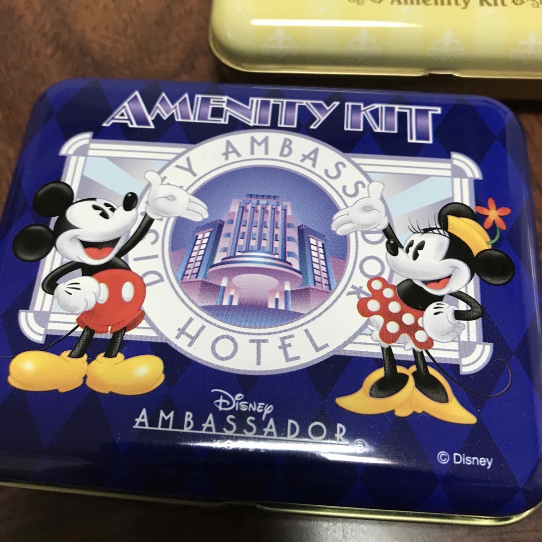 Disney(ディズニー)のディズニーホテル　アメニティ缶 インテリア/住まい/日用品のインテリア小物(小物入れ)の商品写真