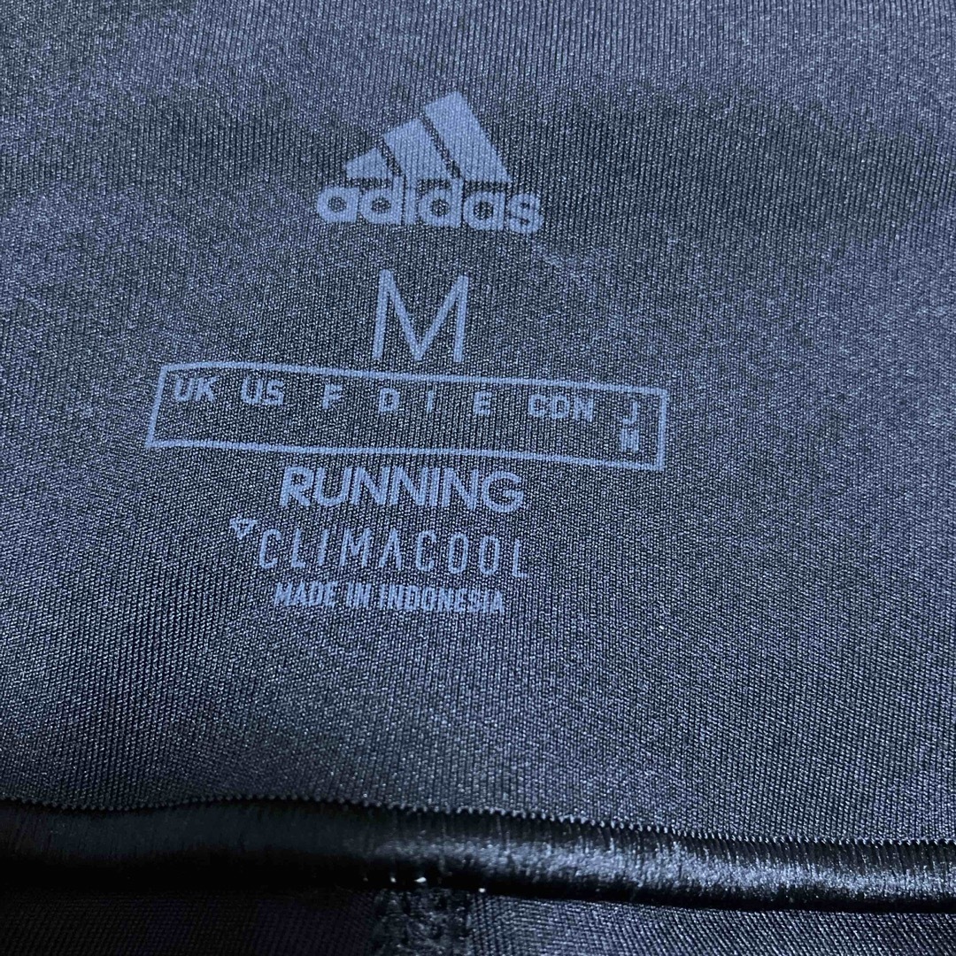 adidas(アディダス)のレディース　adidasランニングスパッツ　M  黒　 スポーツ/アウトドアのランニング(ウェア)の商品写真