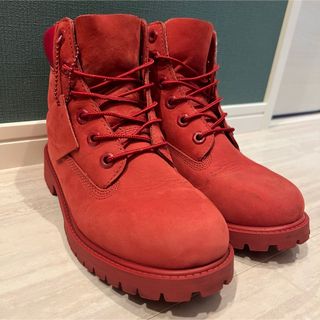 ティンバーランド(Timberland)の☆美品☆Timberland ティンバーランド レッド 22.5cm レディース(ブーツ)