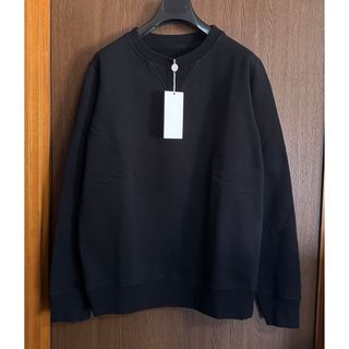 Maison Martin Margiela - 黒50新品 メゾン マルジェラ クラシック スウェット シャツ ブラック 23S