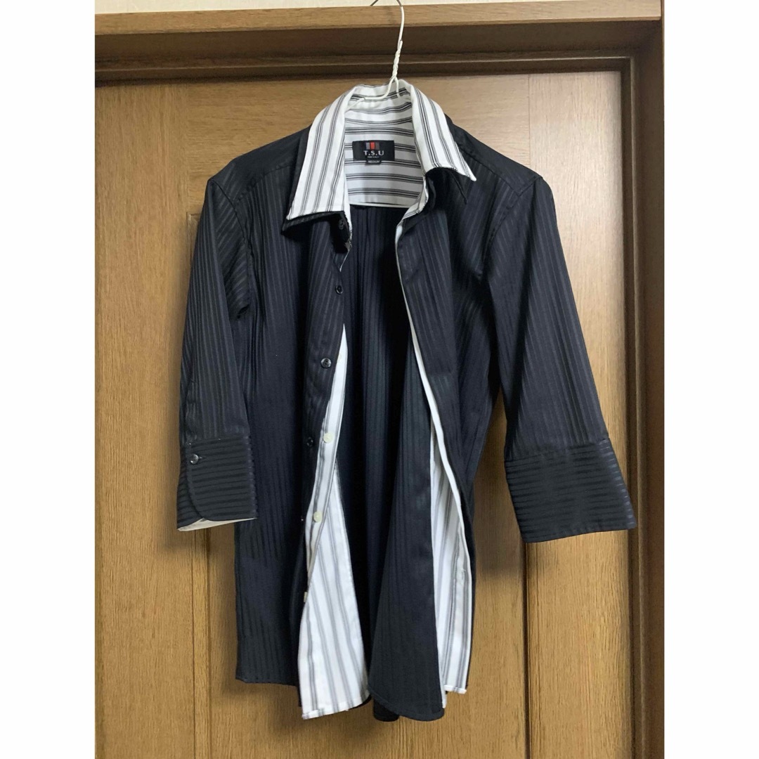 COMME CA COMMUNE(コムサコミューン)のピーコート＋五分袖シャツ メンズのジャケット/アウター(ピーコート)の商品写真