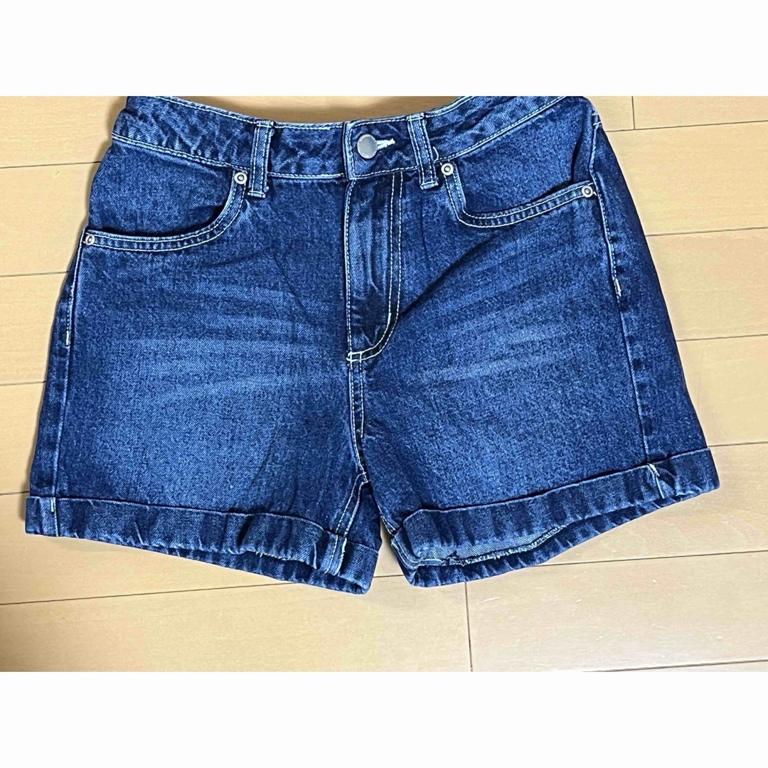 デニム　ショートパンツ　サイズ150 キッズ/ベビー/マタニティのキッズ服女の子用(90cm~)(パンツ/スパッツ)の商品写真