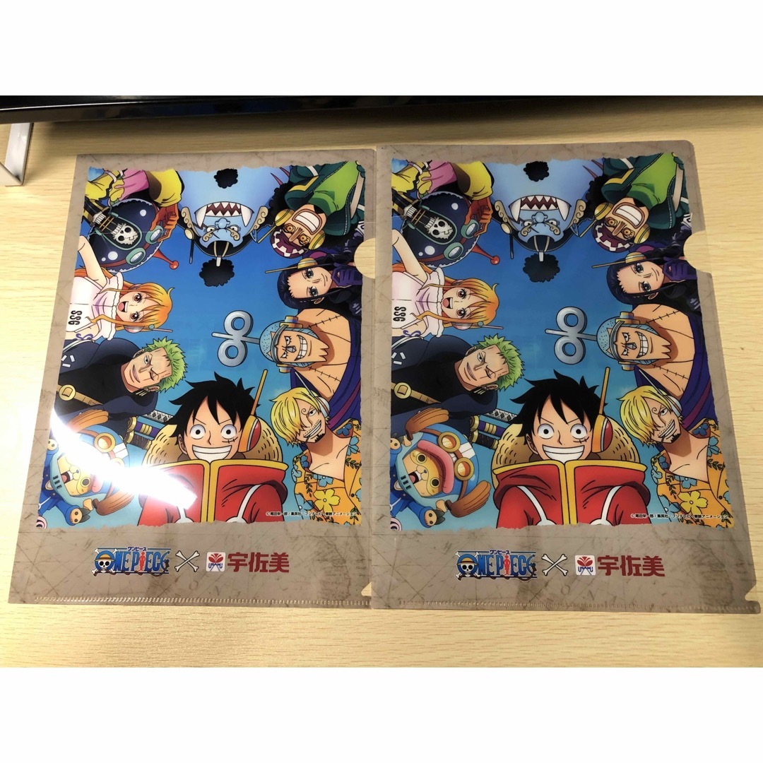 宇佐美 ワンピースクリアファイル　2つセット エンタメ/ホビーのアニメグッズ(クリアファイル)の商品写真