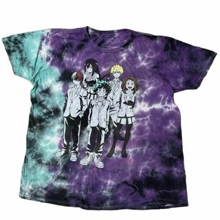 僕のヒーローアカデミア 半袖Tシャツ タイダイ ヒロアカ キャラT e76(Tシャツ/カットソー(半袖/袖なし))