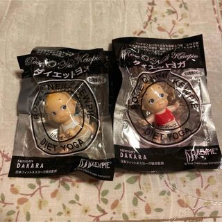 キューピー　ヨガ　キーホルダー　ストラップ　キャラクター　非売品(キャラクターグッズ)