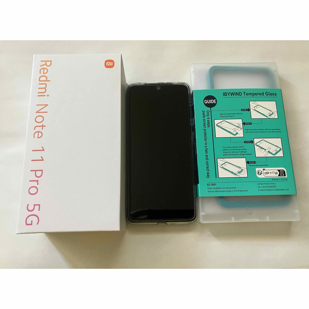 Xiaomi(シャオミ)のandroid Xiaomi Redmi Note 11 Pro 5Gフィルム付 スマホ/家電/カメラのスマートフォン/携帯電話(スマートフォン本体)の商品写真