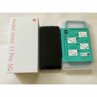 シャオミ(Xiaomi)のandroid Xiaomi Redmi Note 11 Pro 5Gフィルム付(スマートフォン本体)
