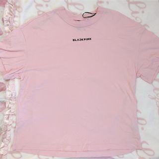 エイチアンドエム(H&M)のH＆M BLACKPINK コラボ Tシャツ ピンク(Tシャツ(半袖/袖なし))