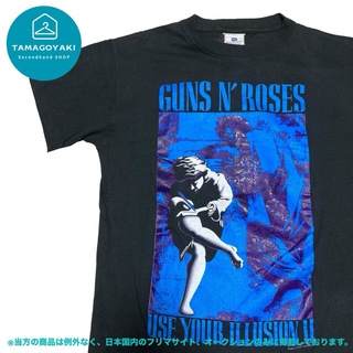 guns n' roses Tシャツ 90s ヴィンテージ  バンド　ツアー　M(Tシャツ/カットソー(半袖/袖なし))