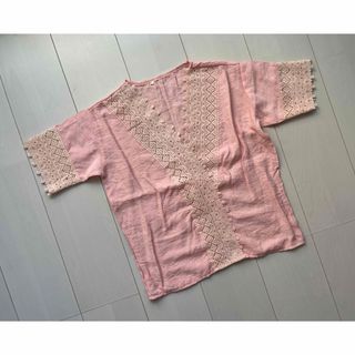 トップス　ブラウス　Tシャツ　レース(シャツ/ブラウス(長袖/七分))