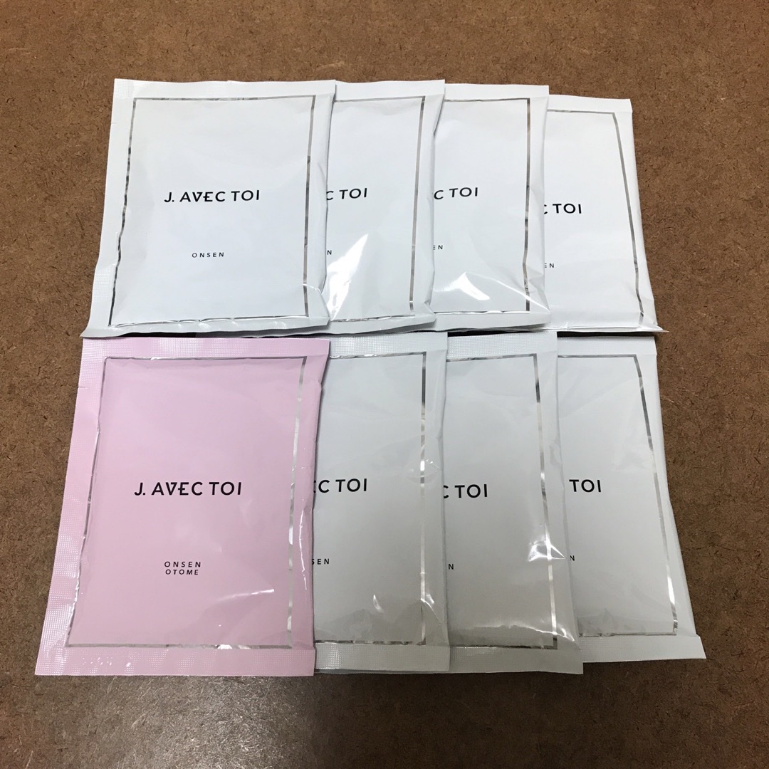 【J.AVEC TOI】ONSEN エプソムソルト入浴剤8袋・Jノリツグ コスメ/美容のボディケア(入浴剤/バスソルト)の商品写真