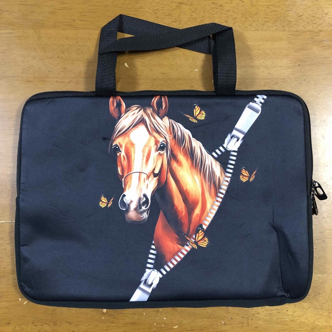 馬柄 ラップトップバッグ モバイルケース レディースのバッグ(トートバッグ)の商品写真