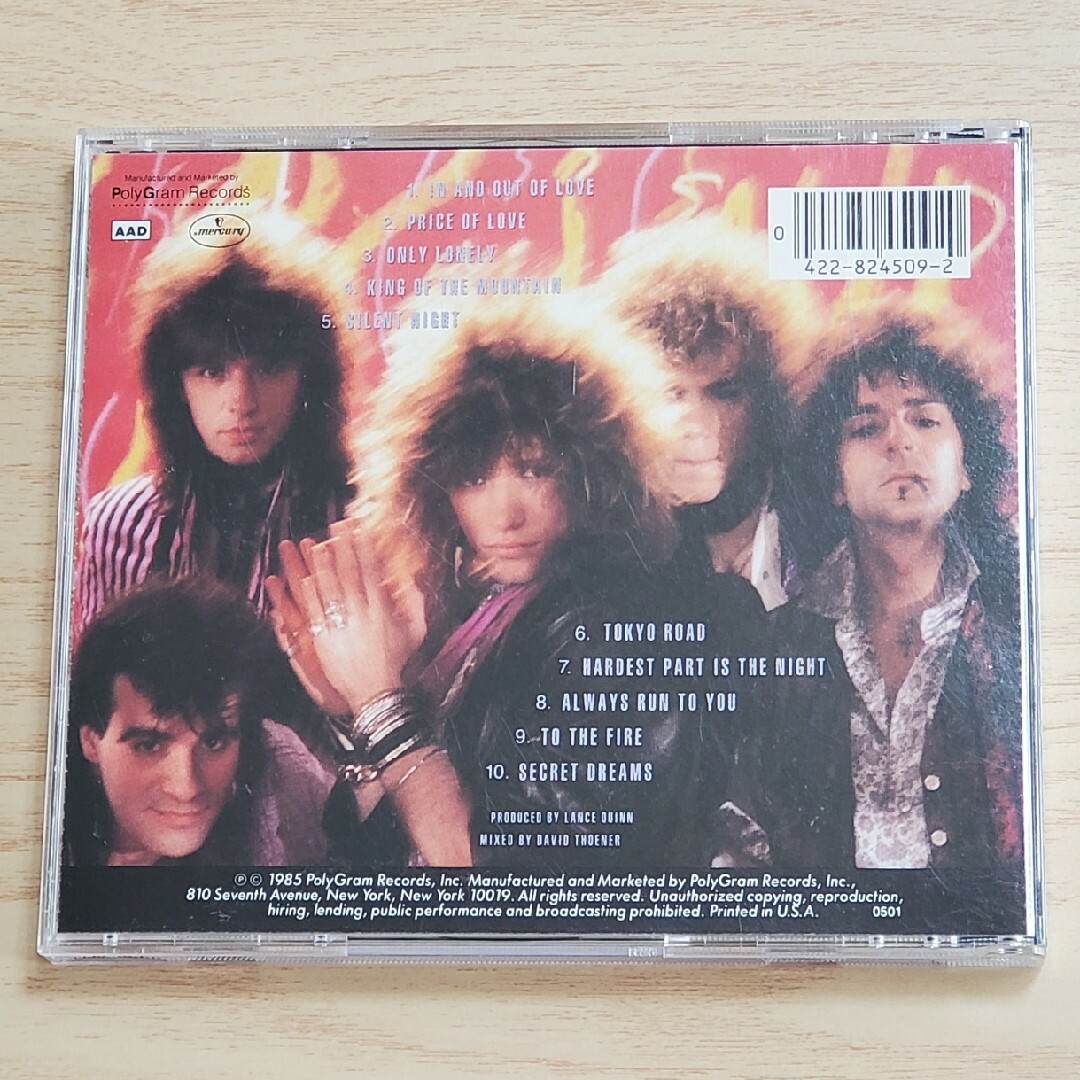 BON JOVI☆7800°FAHRENHEIT エンタメ/ホビーのCD(ポップス/ロック(洋楽))の商品写真