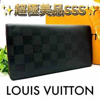 ルイヴィトン(LOUIS VUITTON)の超極美品✨ルイヴィトン ダミエアンフィニ ポルトフォイユブラザ 二つ折り長財布(折り財布)