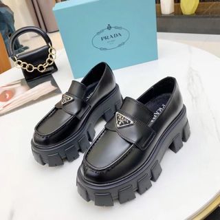 プラダ(PRADA)の綺麗【プラダ】☆ローファー-9(ローファー/革靴)