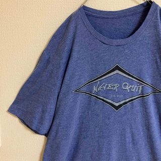 VINTAGE - ネバークイット決してやめないで下さいオーバーサイズメッセージTシャツ半袖tシャツ