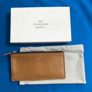 STANDARD SUPPLY - 新品 スタンダードサプライ ベージュ カードケース 小銭入れ 本革