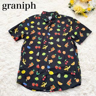 Design Tshirts Store graniph - 【graniph】はらぺこあおむし 半袖シャツ 総柄 ユニセックス Sサイズ