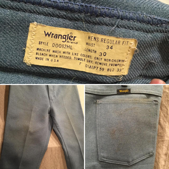 Wrangler - Wrangler ラングラー ビンテージ スラックス パンツ Wrangler - Wrangler ラングラー ビンテージ スラックス パンツ