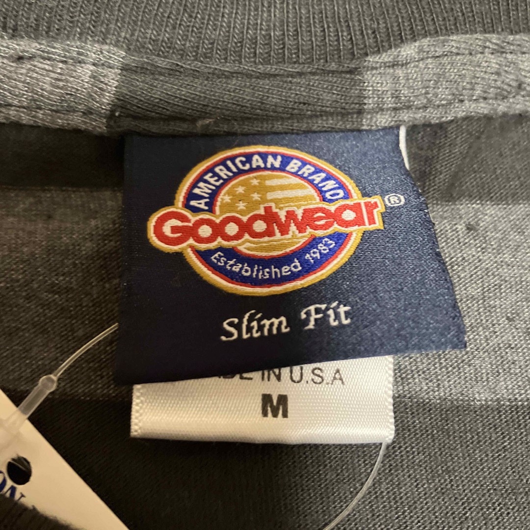 GOOD WEAR(グッドウェアー)のoodwear グッドウェア　ボーダーポケットTシャツ　M 半袖Tシャツ USA メンズのトップス(Tシャツ/カットソー(半袖/袖なし))の商品写真