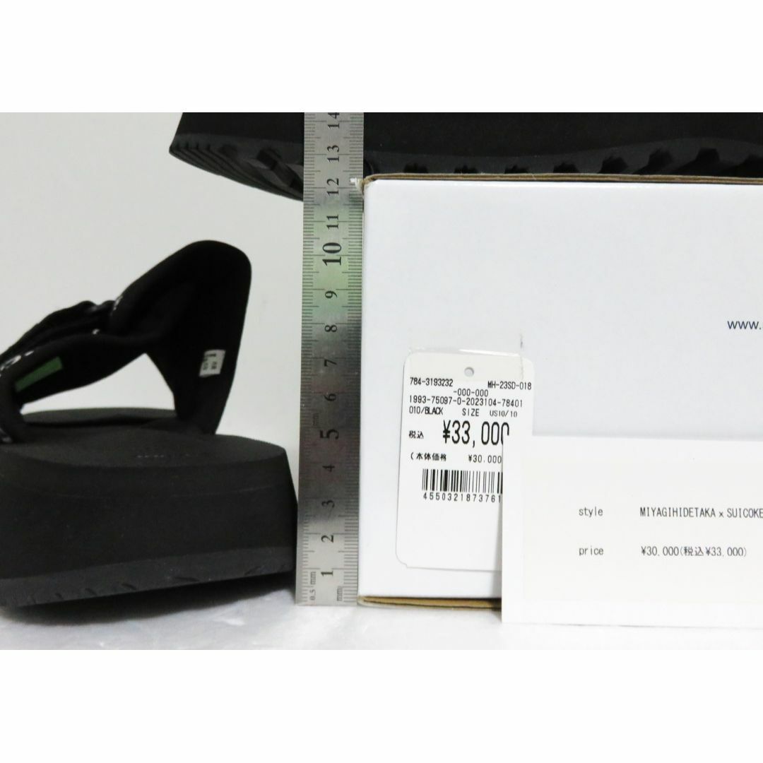 新品 MIYAGIHIDETAKA × SUICOKE KAW 10 ブラック 新品 MIYAGIHIDETAKA × SUICOKE KAW 10 ブラック